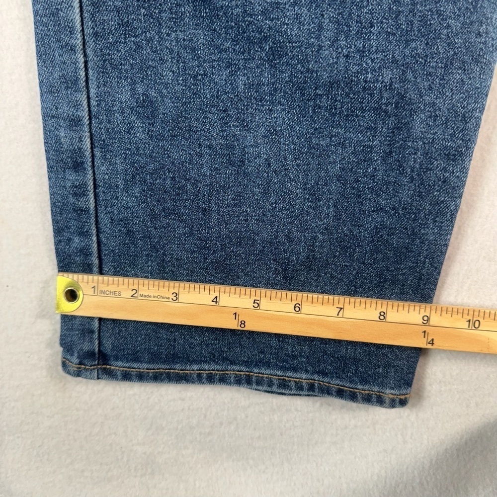 Edited Jeans Womens 8 Blue Loose Straight High Rise Dark Wash - Picture 12 of 14
